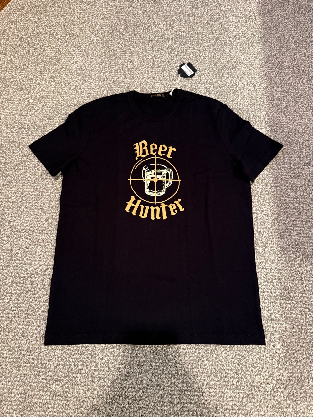 Steel City Beer Hunter Pittsburgh Shirt New With Tags